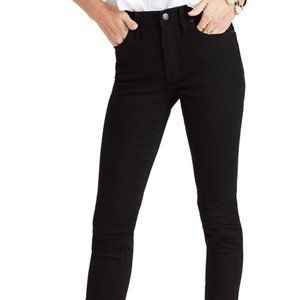 2/$50 Madewell 9" High Rise Skinny Jeans - Black